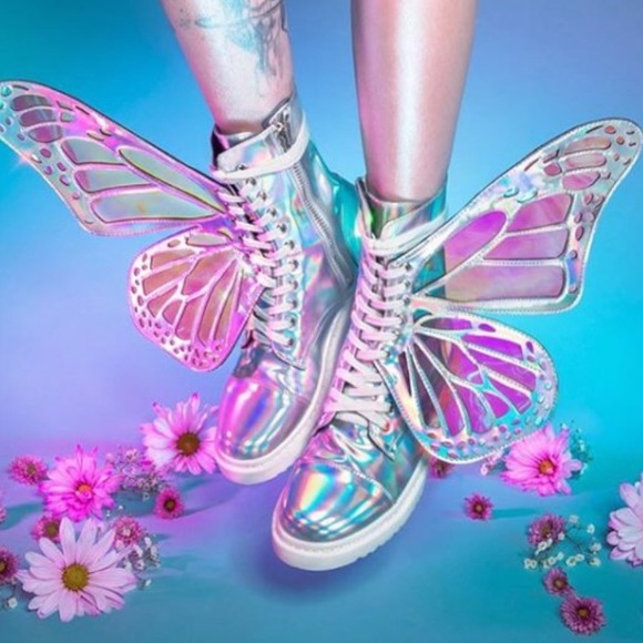 Club EXX Silver Butterfly🦋 Booties sizes 5, 7 & 8 - Picture 7 of 7